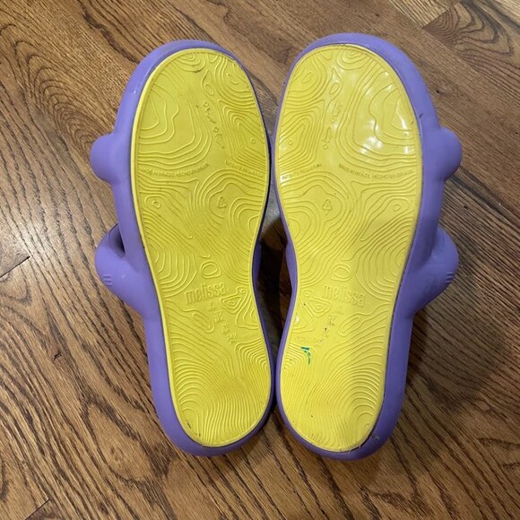 Melissa Shoes Free Bloom Slides Lilac - Picture 4 of 5
